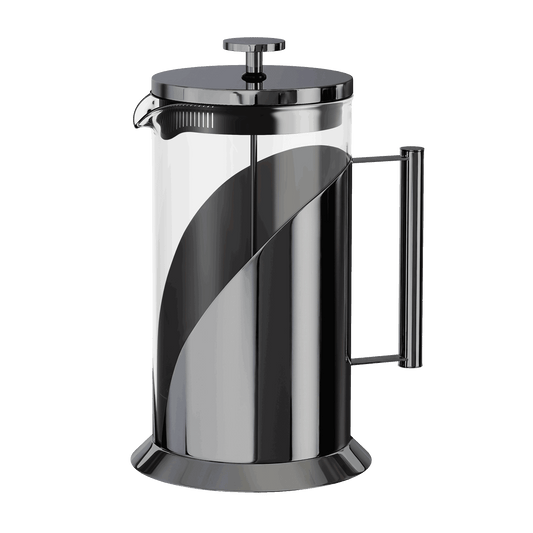 Cafe du Chateau Ritual Series | The Dark Chrome French Press (34 oz)